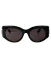 Gucci Black Black Grey Acetate Sunglasses