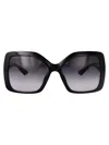 Gucci Black-black-grey Injectate Sunglasses In Black