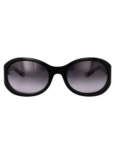 Gucci Black-black-grey Recycled Acetate Sunglasses