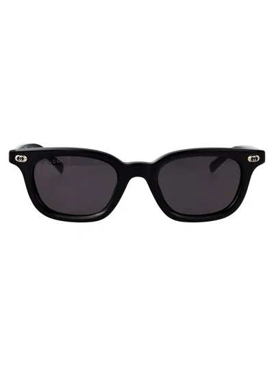 Gucci Black-black-grey Recycled Acetate Sunglasses
