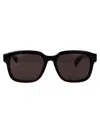 Gucci Black-black-grey Recycled Acetate Sunglasses In Black