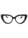Gucci Black Black Transparent Acetate Glasses In Black