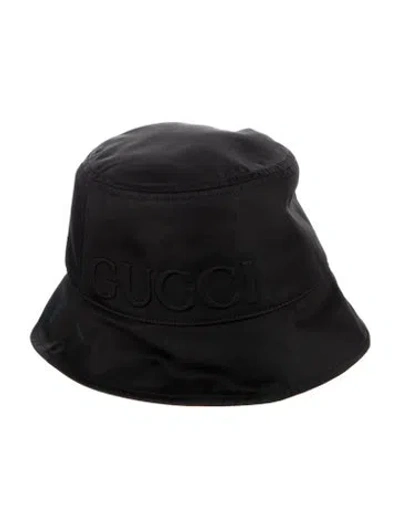 Pre-owned Gucci Black Bucket Hat