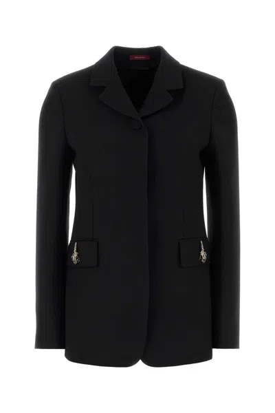 GUCCI BLACK CADY BLAZER