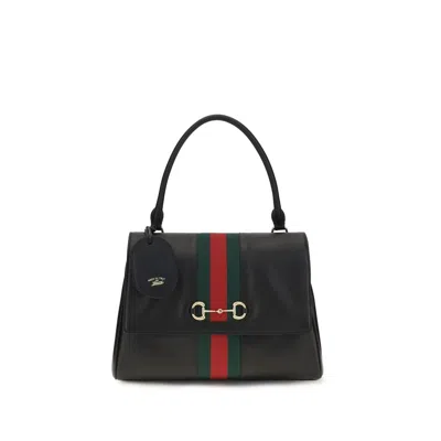 Gucci Black Calf Leather Bos Taurus Handbag