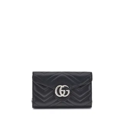 Gucci Black Calf Leather Bos Taurus Shoulder Bag