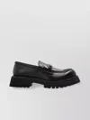 Gucci Black Calf Leather Loafers With Clamp In Black