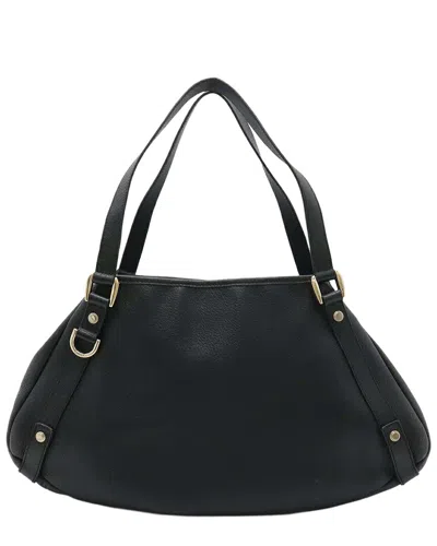 Gucci Black Calfskin Abbey Tote (authentic Pre-loved)
