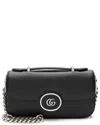 Gucci Black Calfskin Mini Shoulder Bag (authentic Pre-loved) In Black