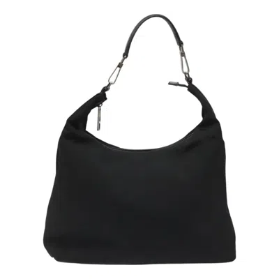 Pre-owned Gucci Black Canvas Shoulder Bag ()