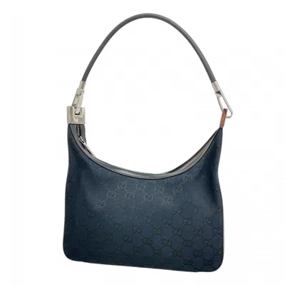 Pre-owned Gucci Black Canvas Shoulder Bag ()