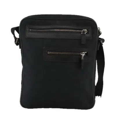Pre-owned Gucci Black Canvas Shoulder Bag ()