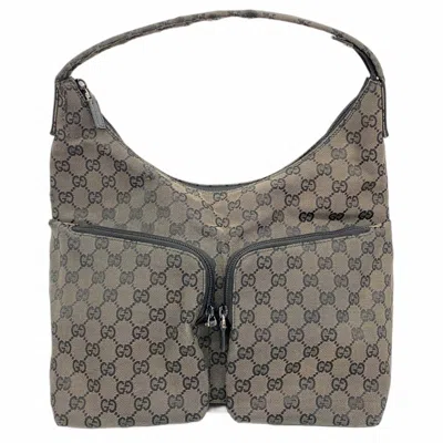 Pre-owned Gucci Black Canvas Shoulder Bag ()