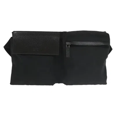 Pre-owned Gucci Black Canvas Shoulder Bag ()