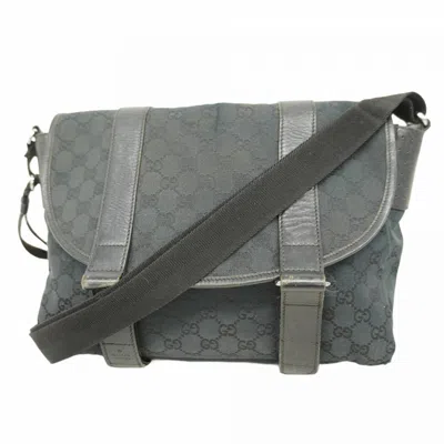 Pre-owned Gucci Black Canvas Shoulder Bag ()