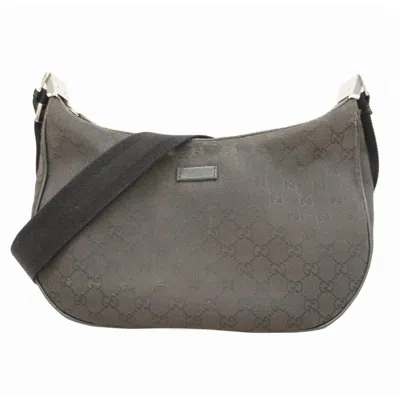 Pre-owned Gucci Black Canvas Shoulder Bag ()
