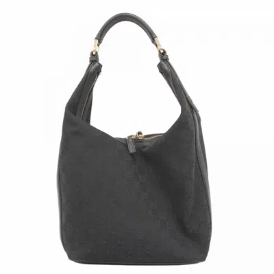 Pre-owned Gucci Black Canvas Shoulder Bag ()