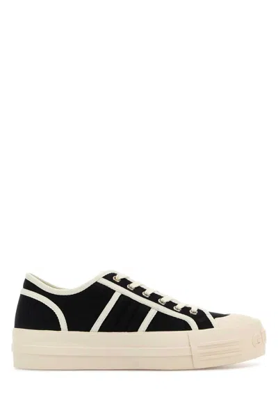 Gucci Black Canvas Sneakers
