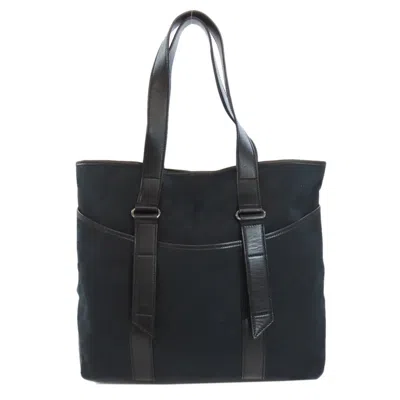 Pre-owned Gucci Black Canvas Tote Bag ()