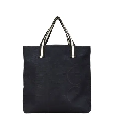Pre-owned Gucci Black Canvas Tote Bag ()