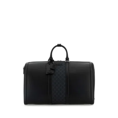 Gucci Black Canvas Travel Bag
