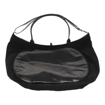 Pre-owned Gucci Black Canvas Travel Bag ()