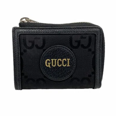 Pre-owned Gucci Black Canvas Wallet (bi-fold) ()