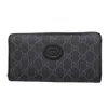 GUCCI GUCCI BLACK CANVAS WALLET  (PRE-OWNED)