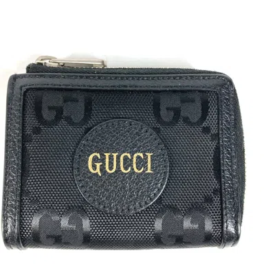 Pre-owned Gucci Black Cloth Coin Purse/coin Case ()