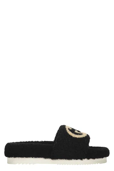 Gucci Black Comfortable Elegant Slides For Everyday Use