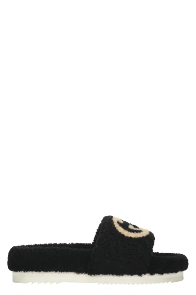 Gucci Black Comfortable Elegant Slides For Everyday Use