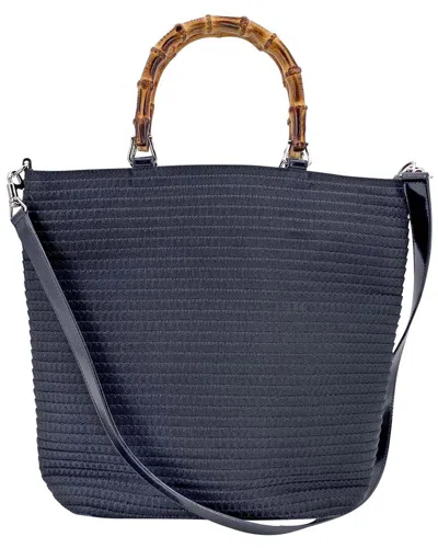 Gucci Black Cotton Bamboo Tote (authentic Pre-loved)