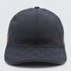 Gucci Cotton Blend Gg Hat With Web Ribbon In Blue