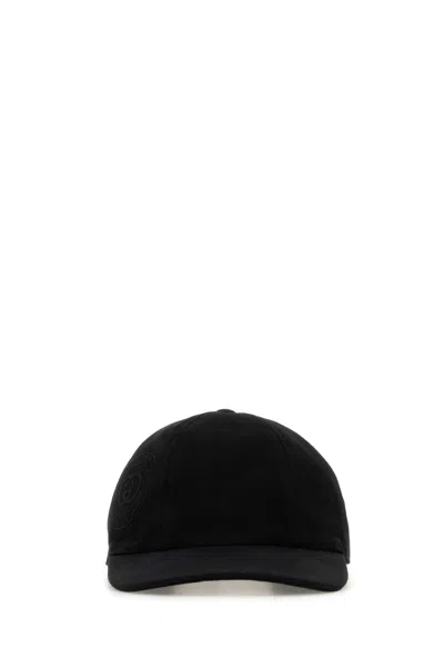 Gucci Black Cotton Baseball Cap