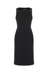 Gucci Black Cotton Dress In Nero