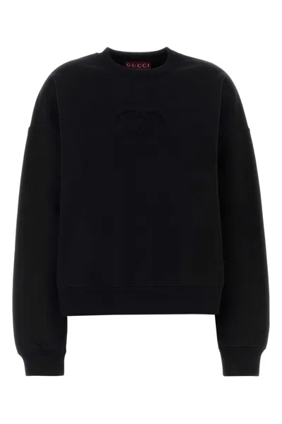 Gucci Black Cotton Oversize Sweatshirt