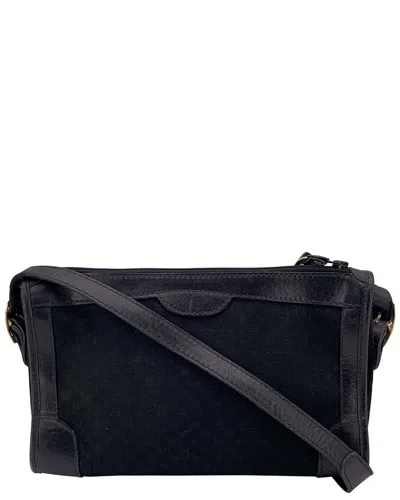 Gucci Black Cotton Shoulder Bag (authentic Pre-loved)
