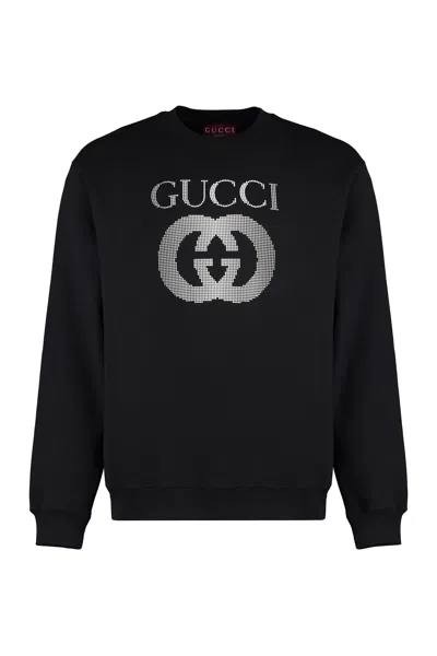 Gucci Black Cotton Sweatshirt