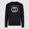 GUCCI BLACK COTTON SWEATSHIRT