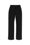 Gucci Black Cotton Trousers In Black