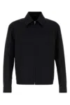 Gucci Twill Jacket With Web Detail In Black