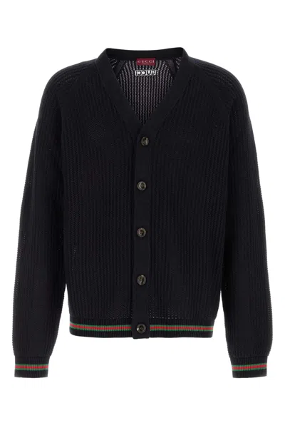 Gucci Black Crochet Cardigan