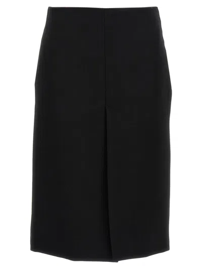GUCCI BLACK CRPE SKIRT
