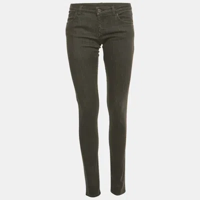 Pre-owned Gucci Black Denim Feusaux Jeans S