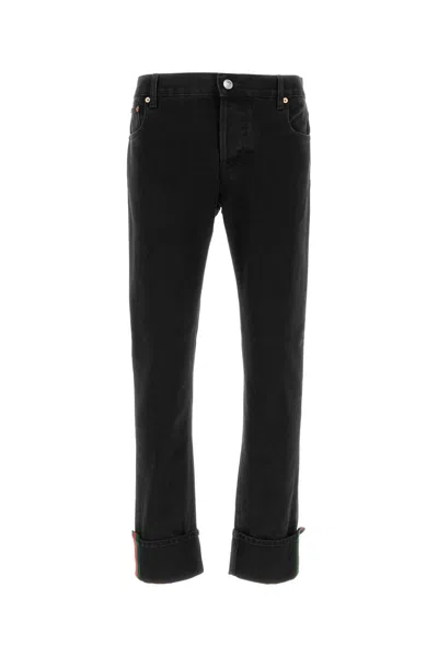 GUCCI WEB TAPE JEANS