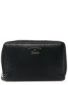 Gucci Black Dollar Calfskin Leather Medium Swing Zip Around Wallet (authentic  Pre-loved) In Black
