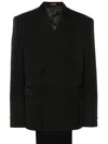 Gucci Gg-jacquard Suit In Black