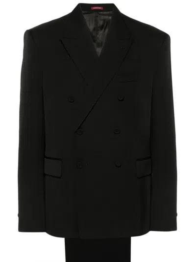GUCCI BLACK DOUBLE-BREASTED SUIT
