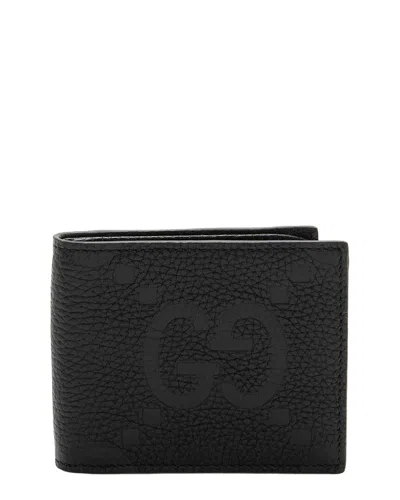 Gucci Black Embossed Leather Bifold Wallet (authentic Pre-loved)