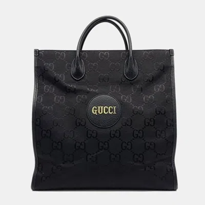 Pre-owned Gucci Black Fabric Off The Grid Long Tote Bag